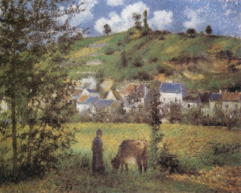 Camille Pissarro Landscape at Chaponval